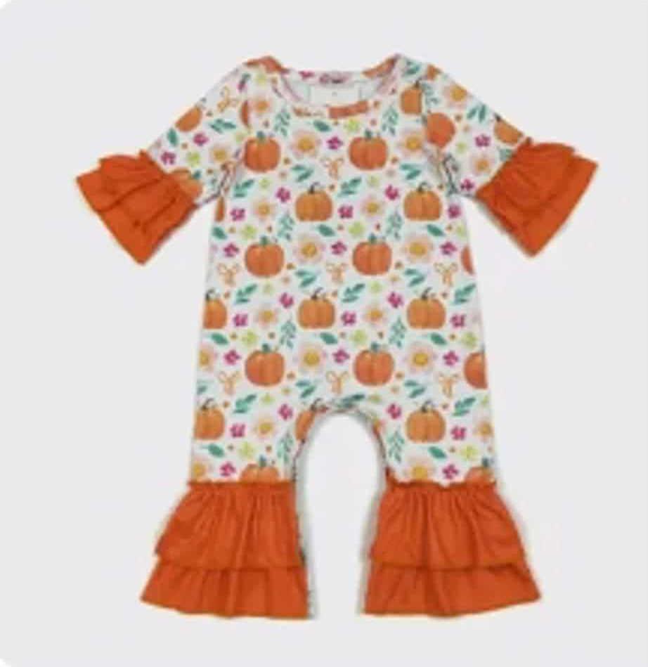 Pumpkin Patch Baby Romper