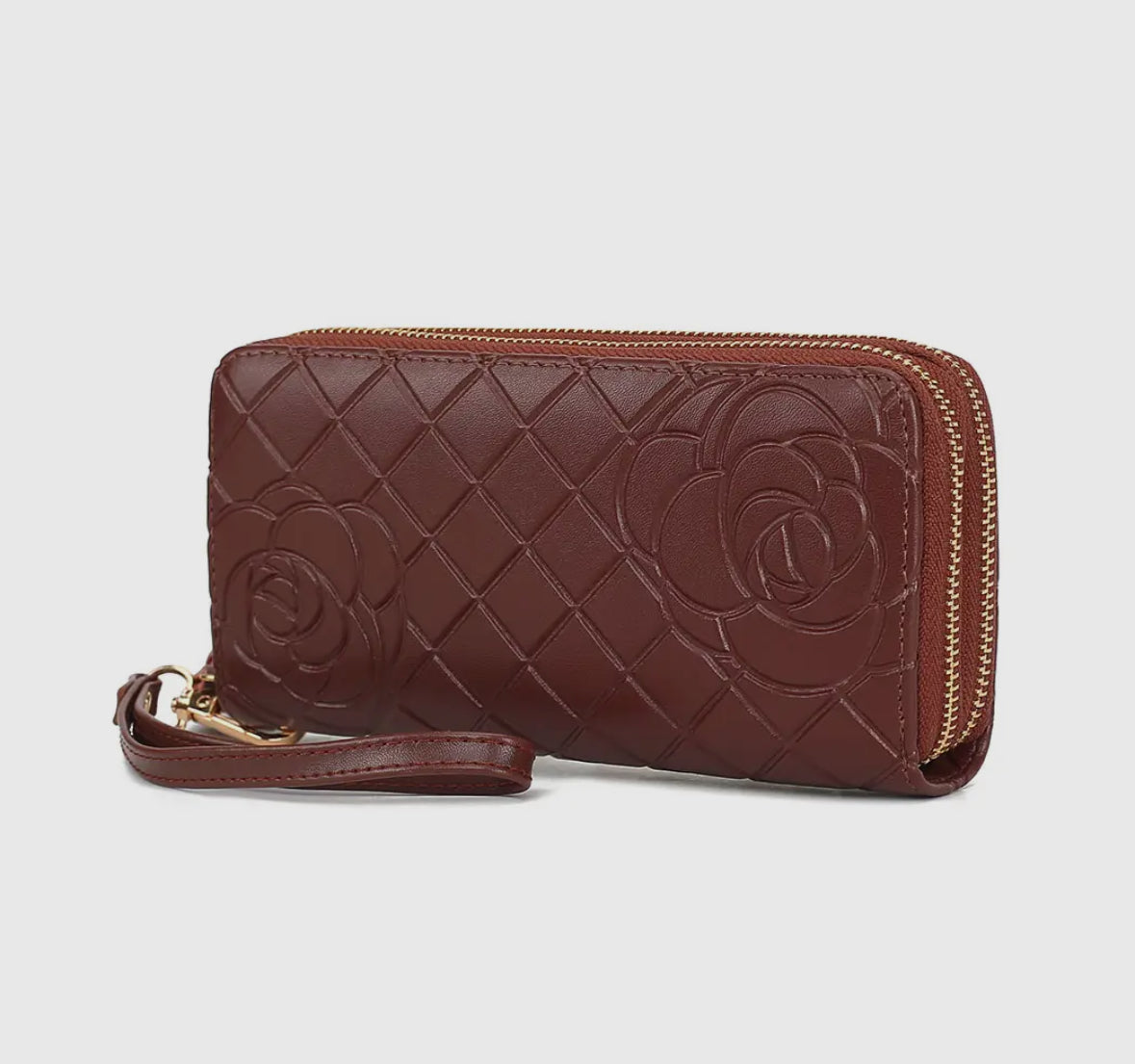 MKF Quilted Flower Wallet