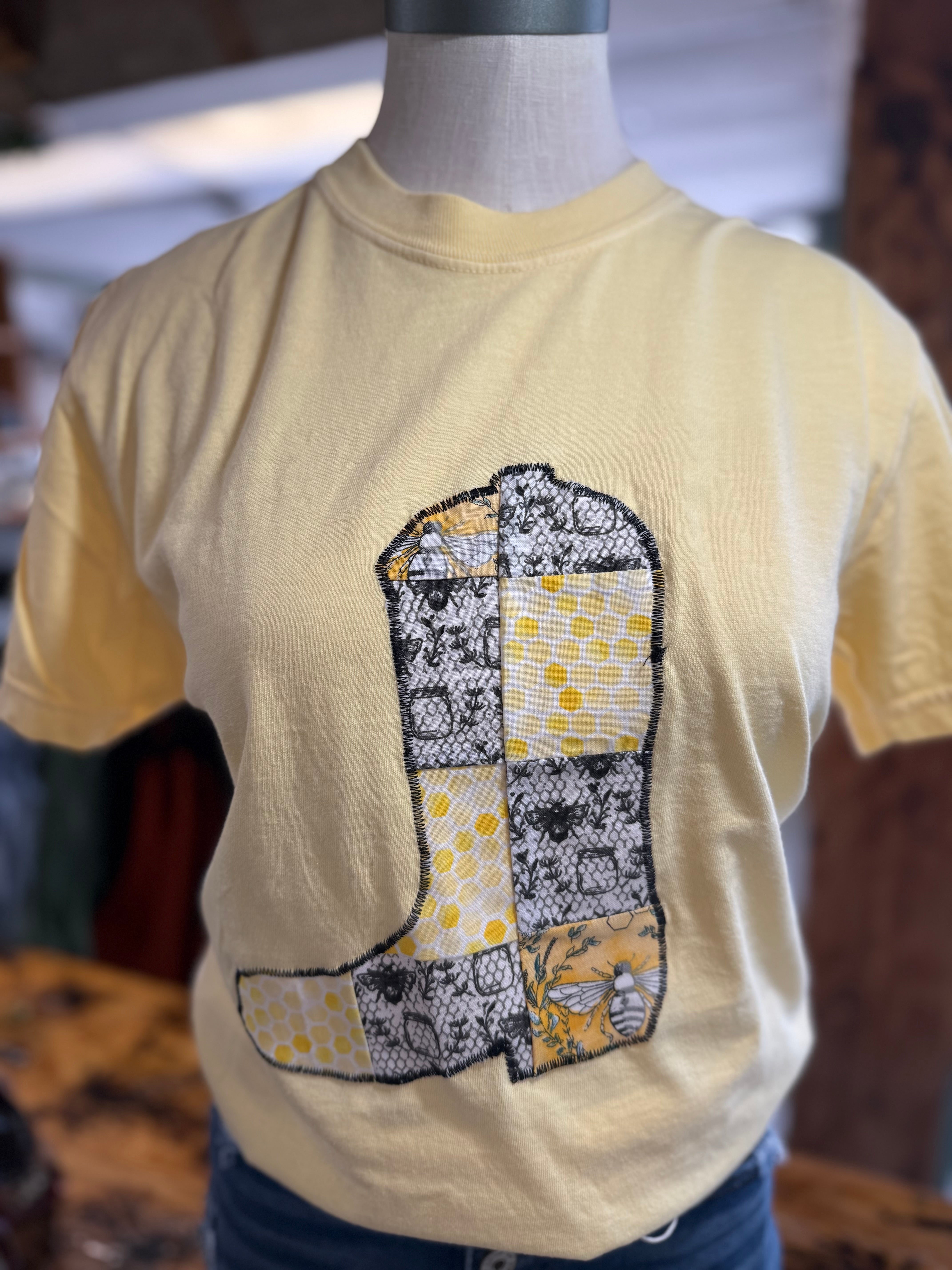 Bee Cowboy Boot T-shirt