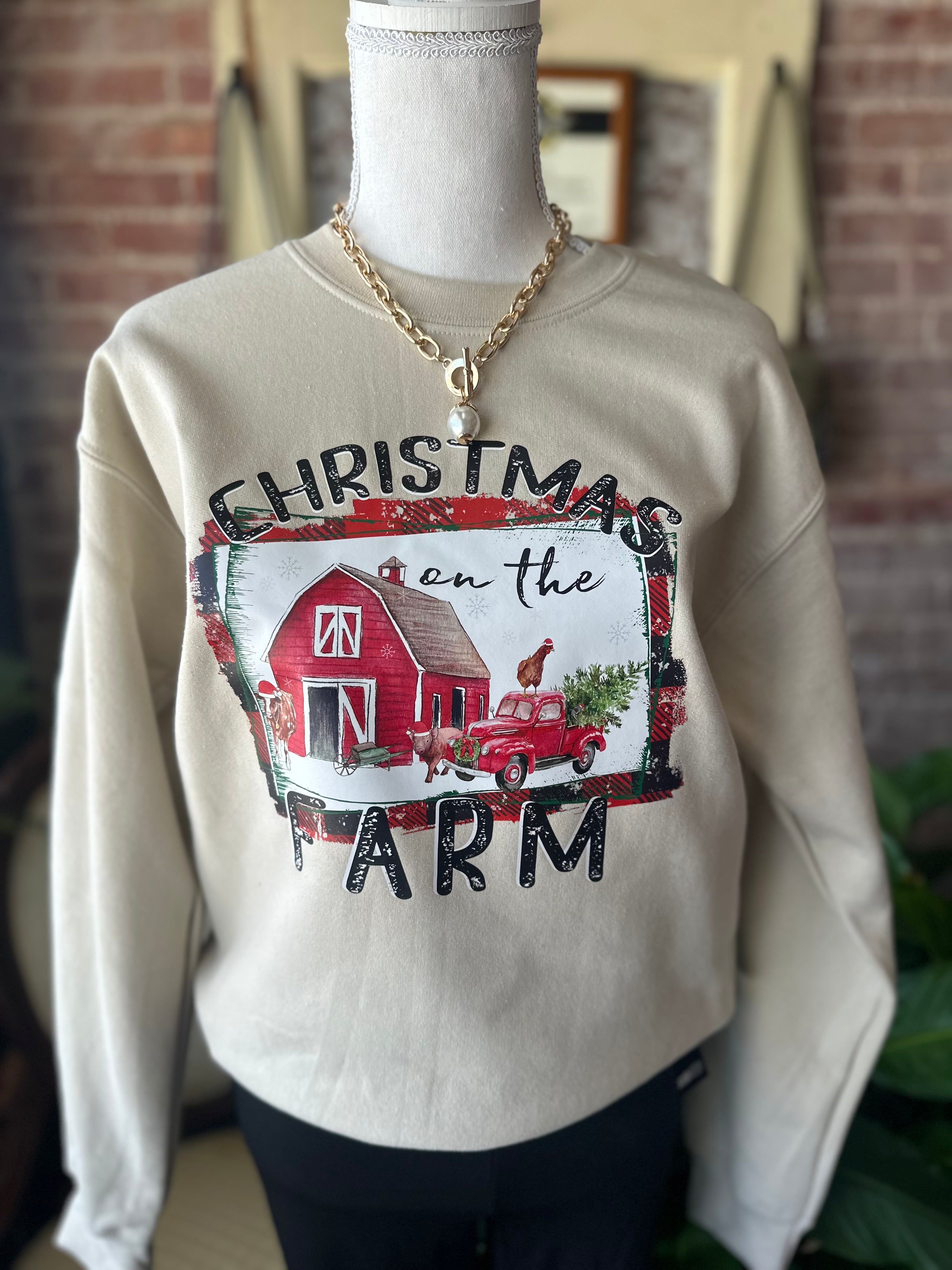 Christmas on the Farm Sweatshirt