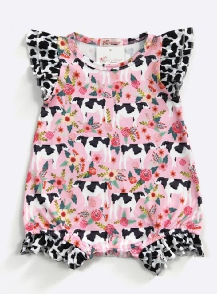 Kid's Milk Cow Romper