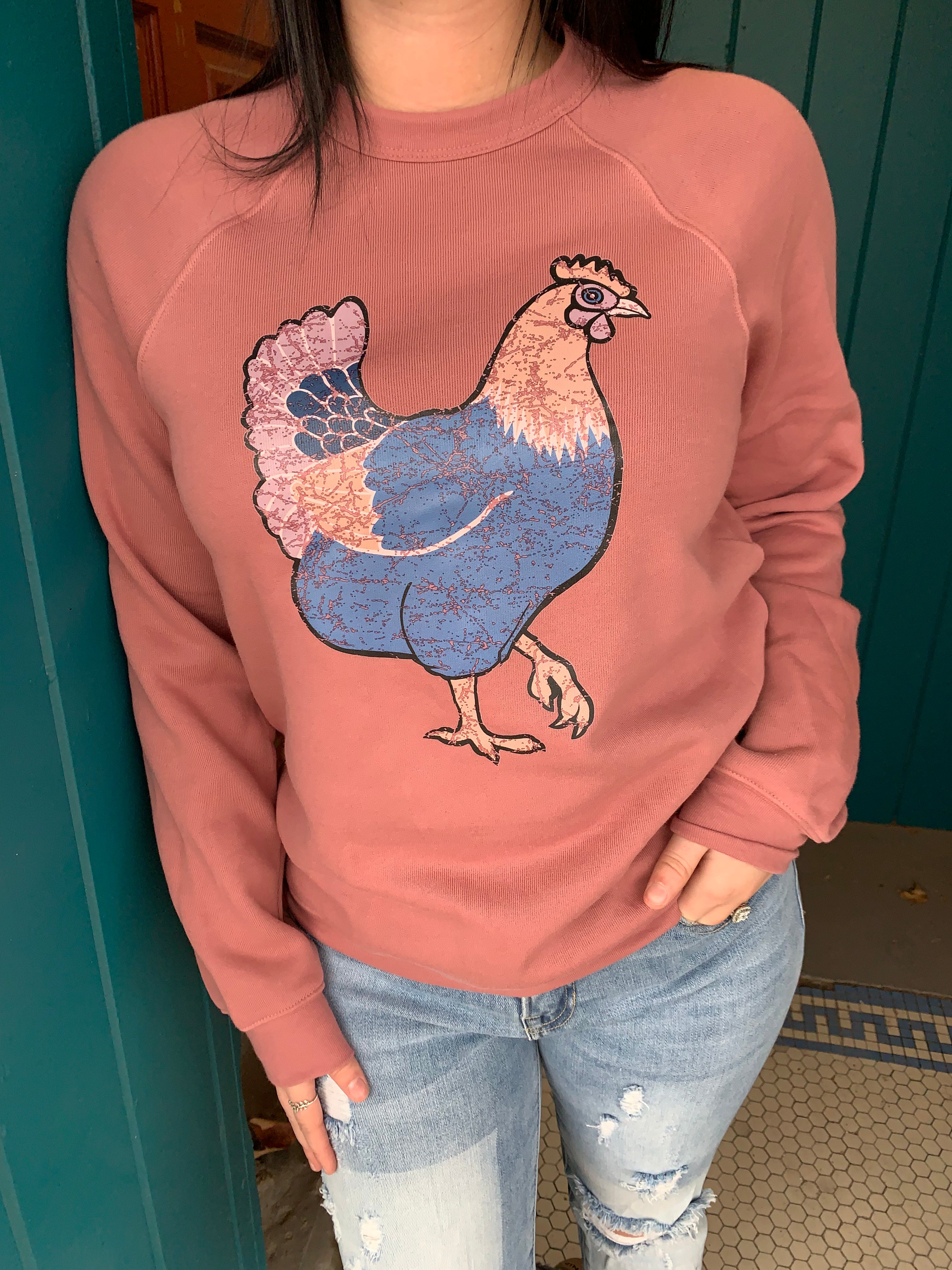 Retro Chicken Sweatshirt