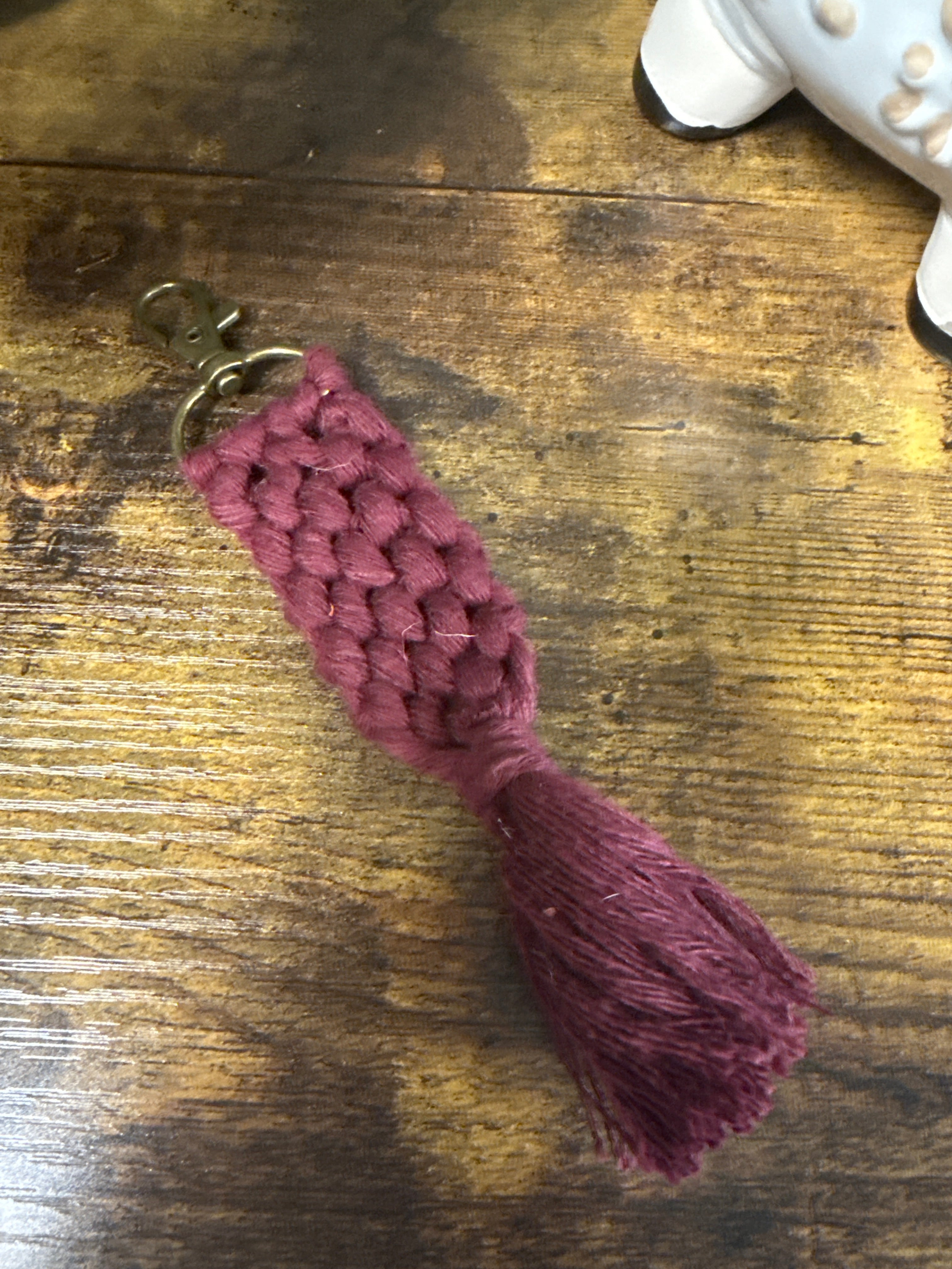 Macrame Keychains/ Wristlets