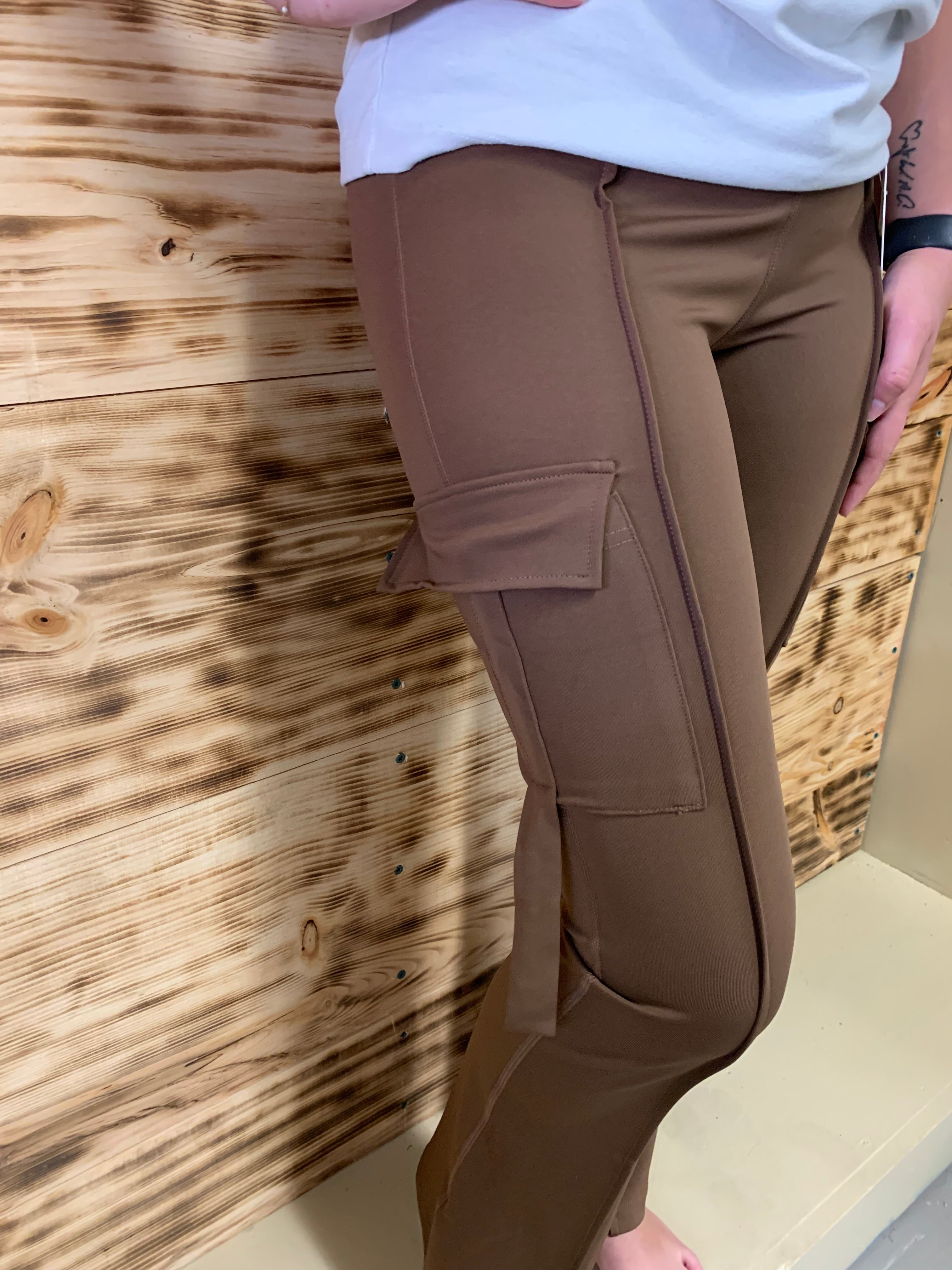 Flare Cargo Yoga Pants