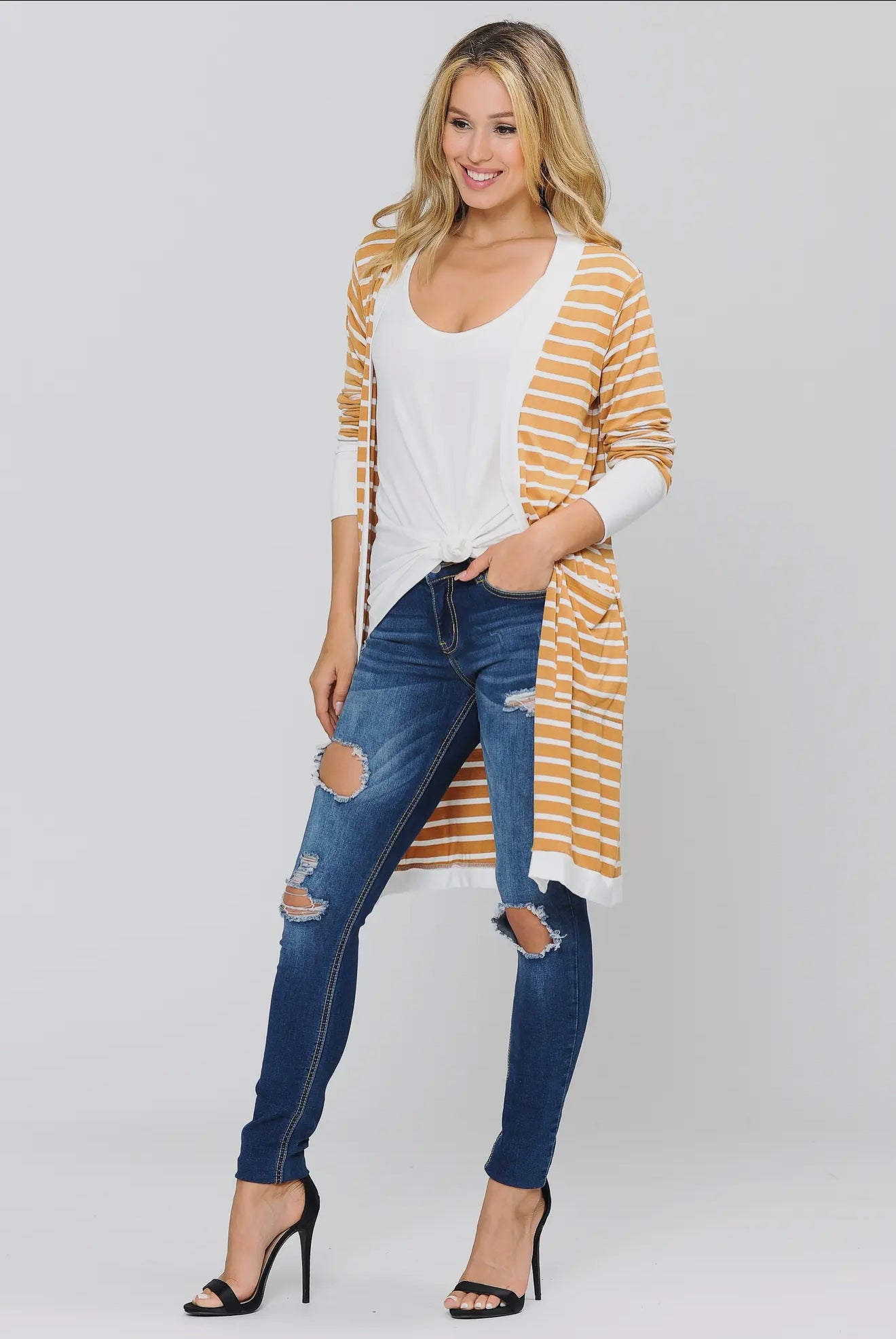 Stripe Cardigan