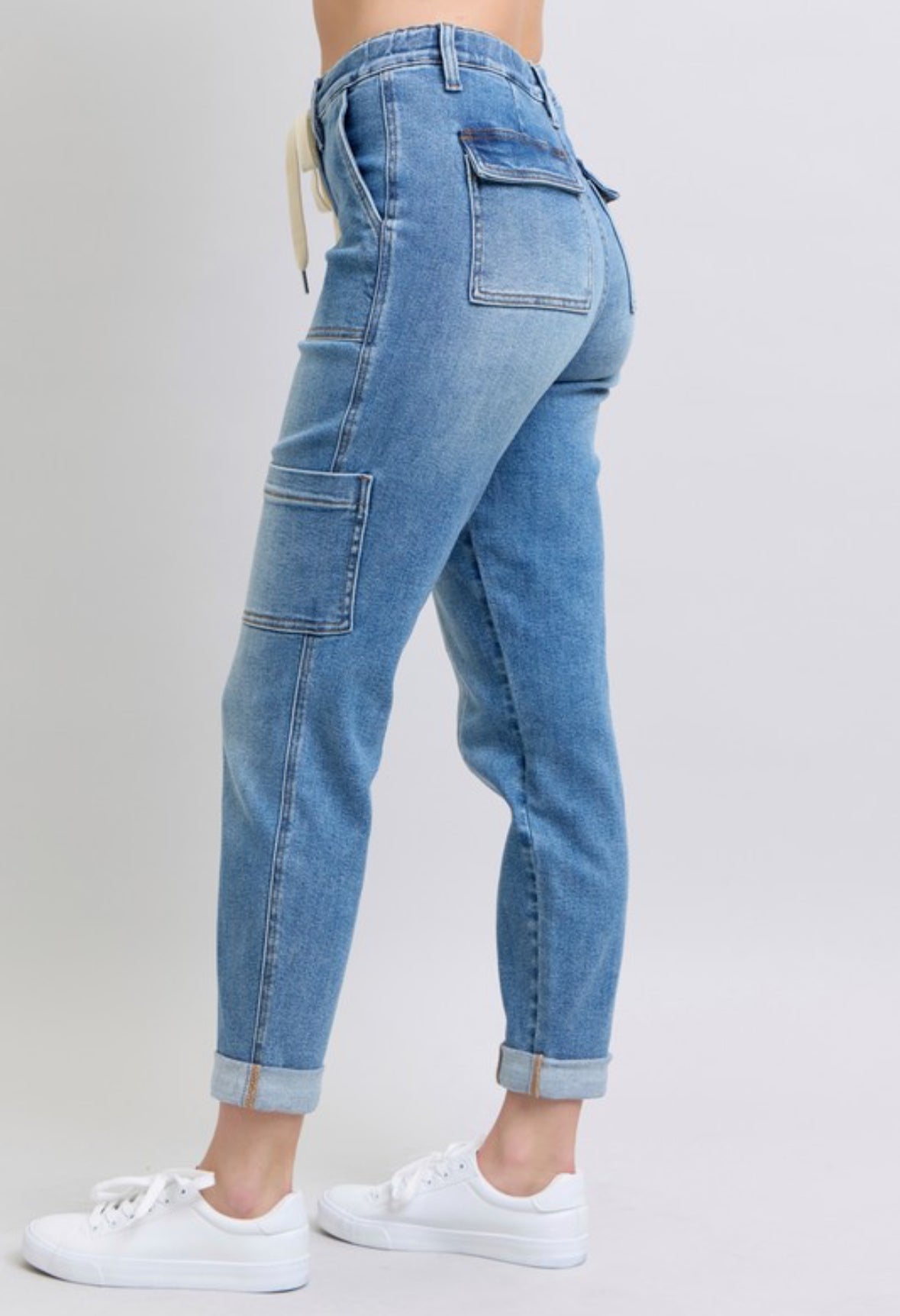 Judy Blue Hw Cuffed Cargo Joggers