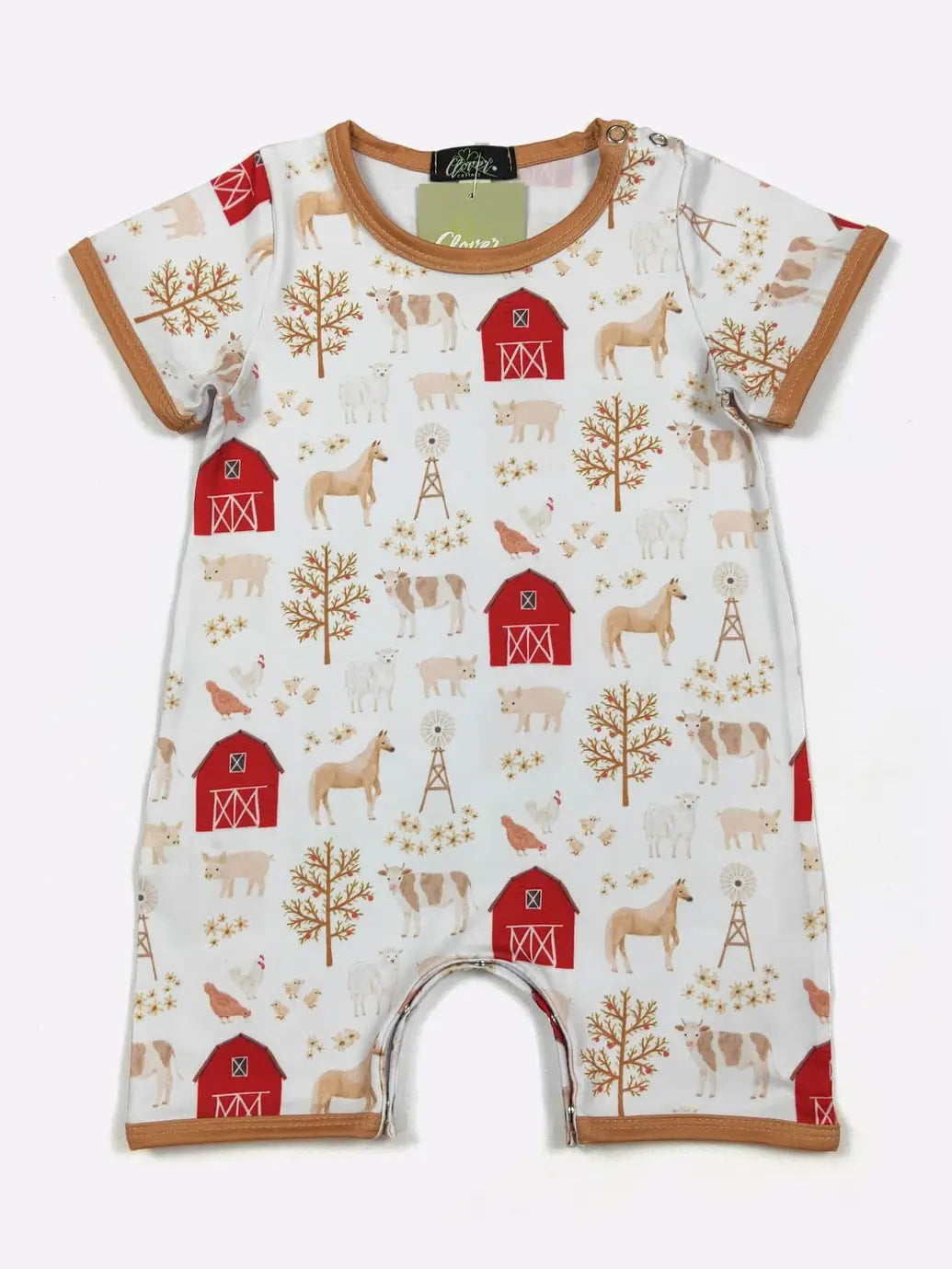 Apple Homestead Romper