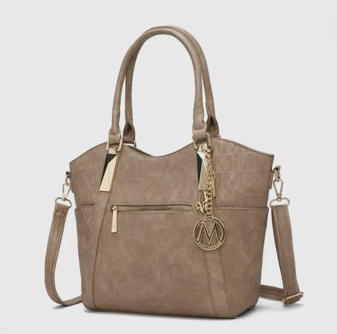 MKF Leather Tote Handbag