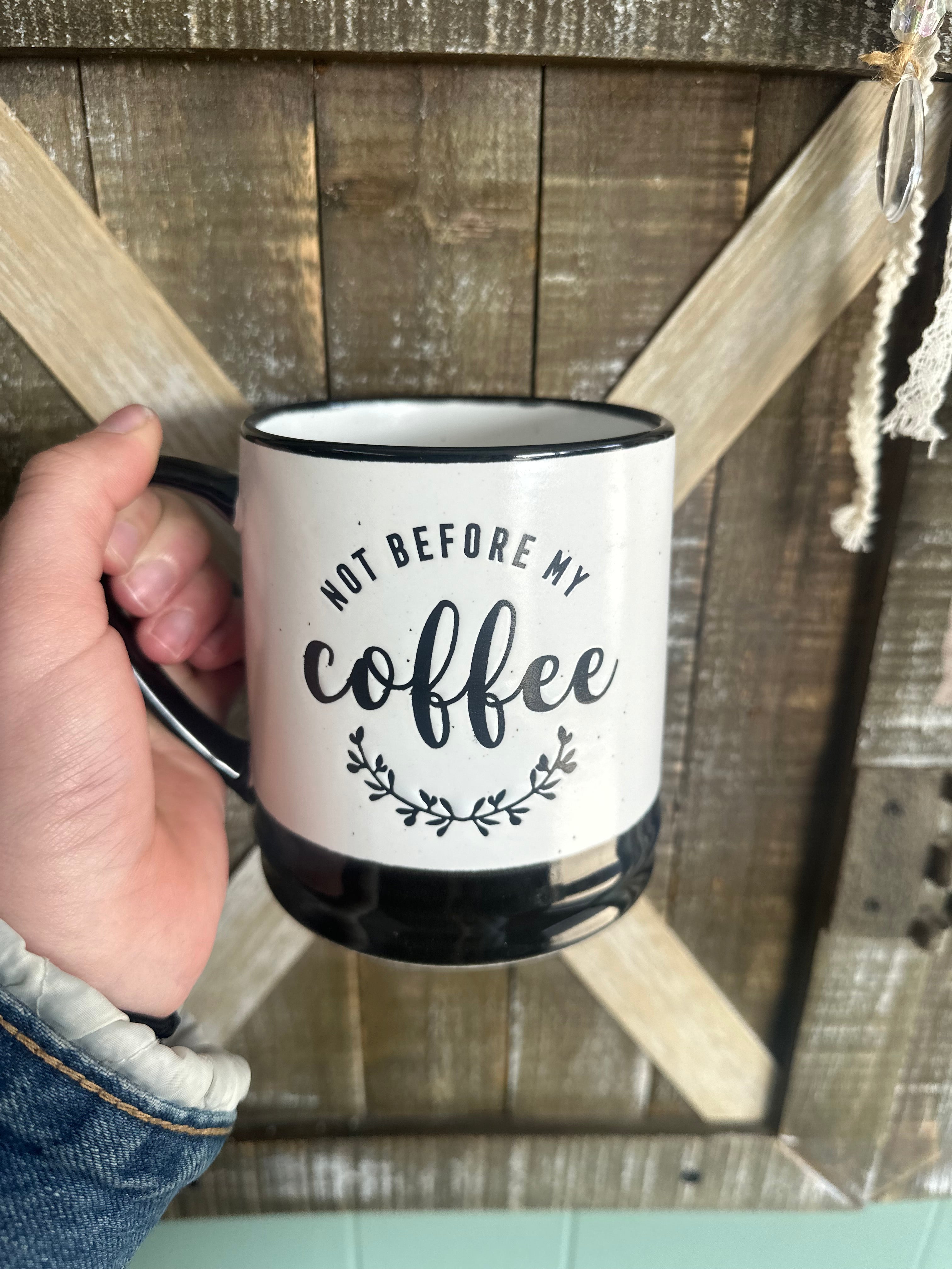 "Not Before My Coffee" Mug