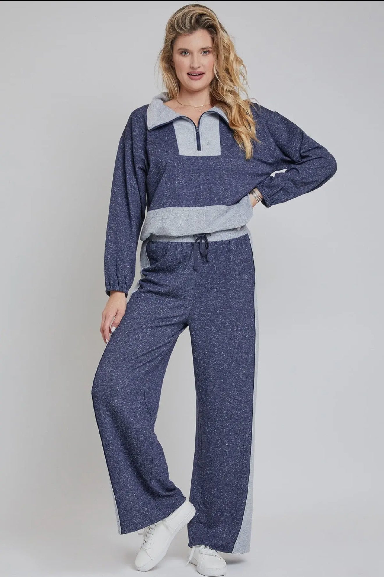 Wide Leg Pant with Raw Edge Hem