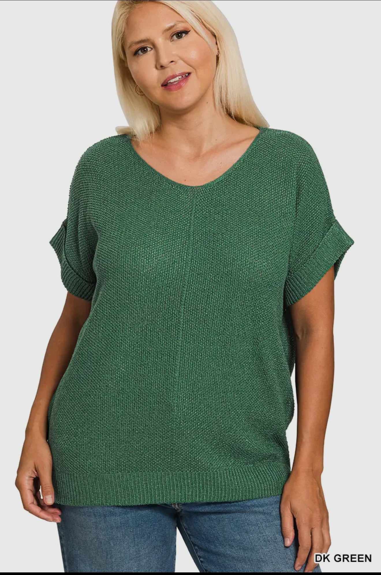 Plus Center Seam Sweater