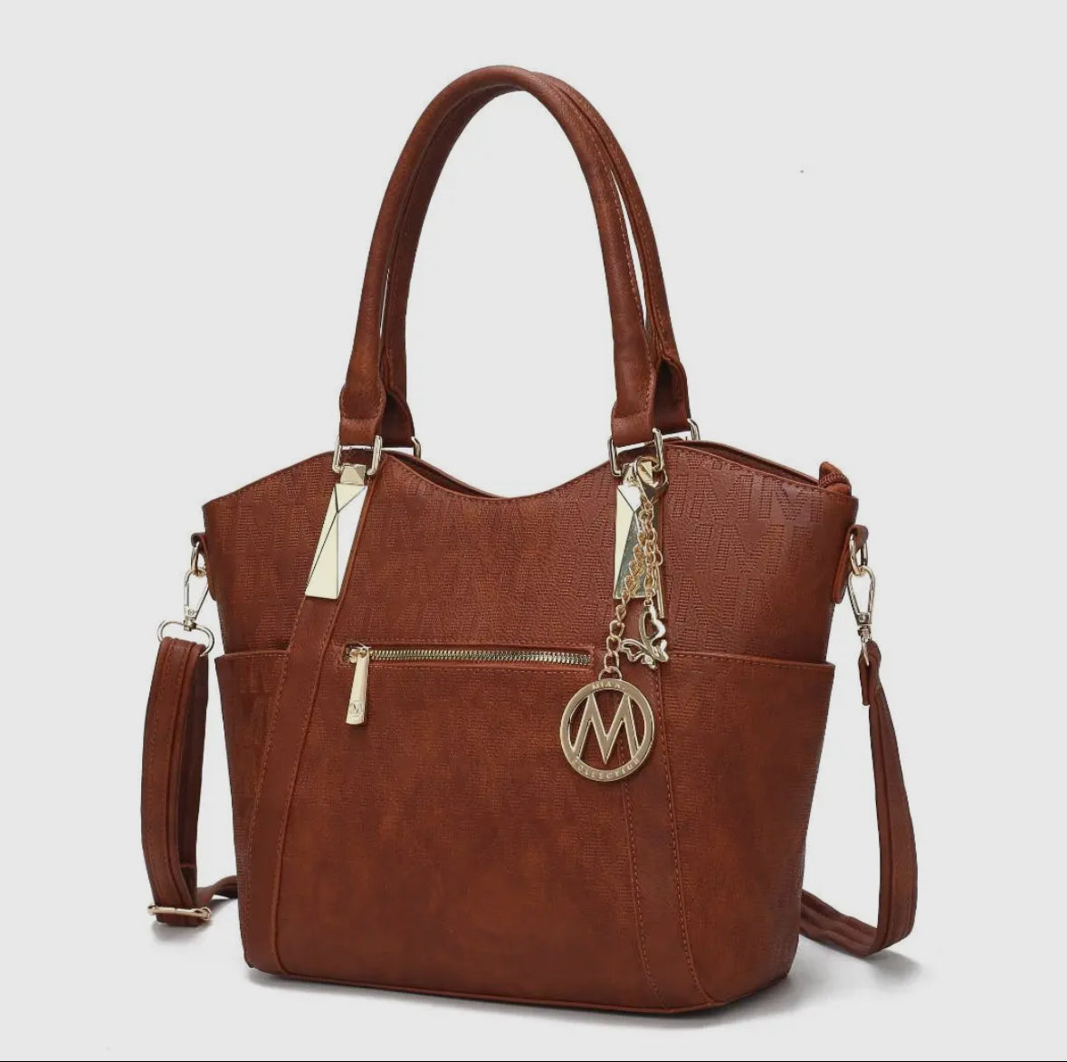 MKF Leather Tote Handbag