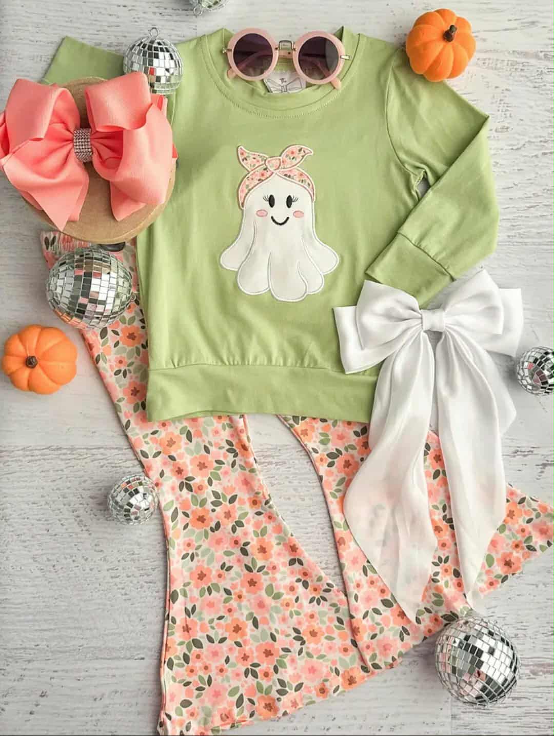 Ghosts & Floral 2 Piece Set