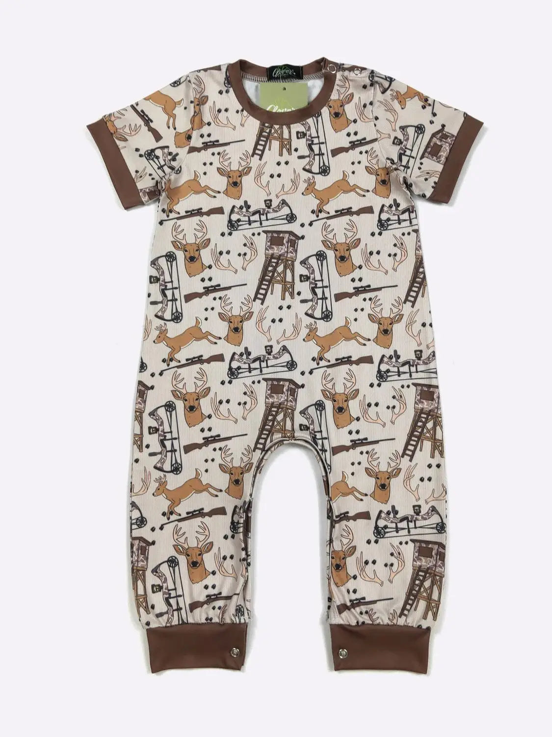 Deer Stand Baby Romper