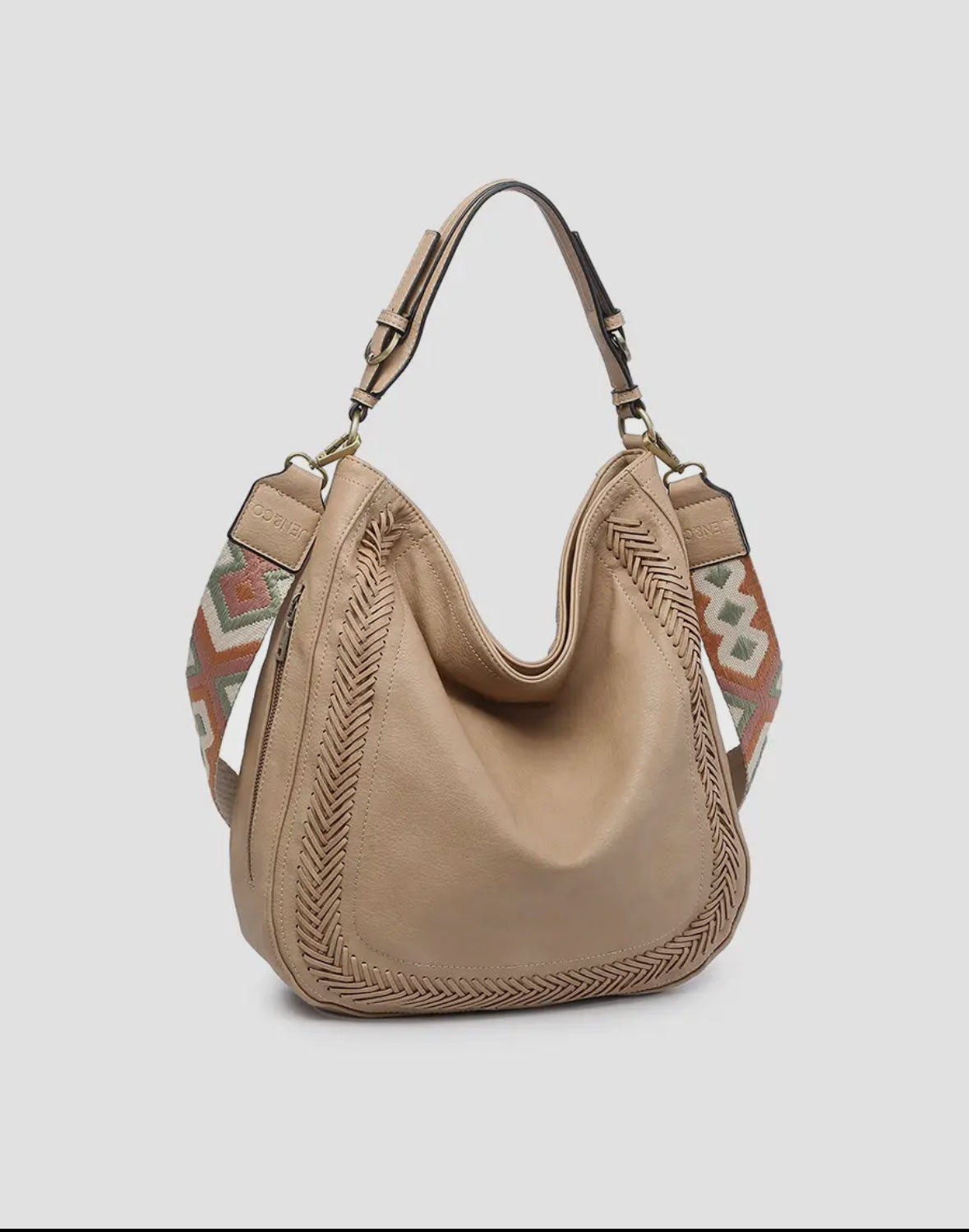 Whipstitch Hobo/crossbody Purse