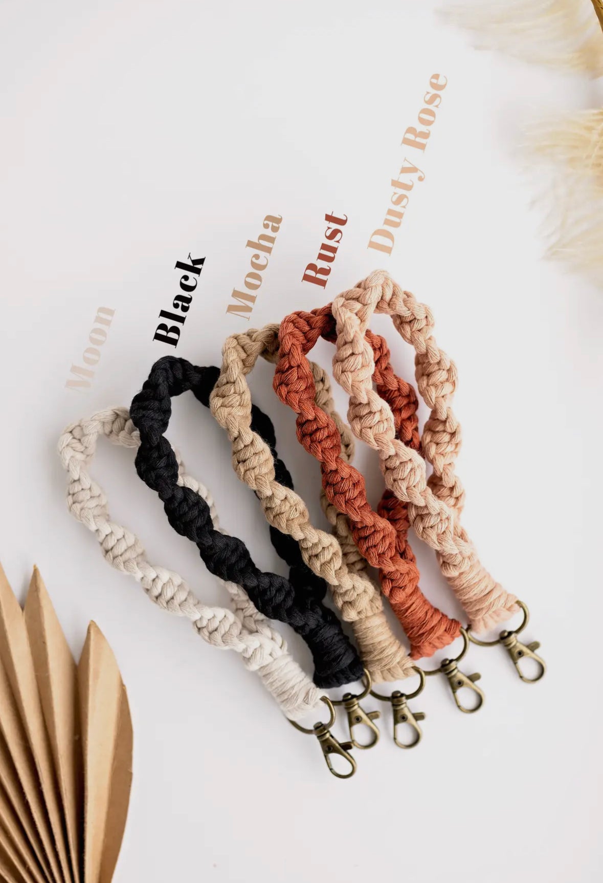 Macrame Keychains/ Wristlets