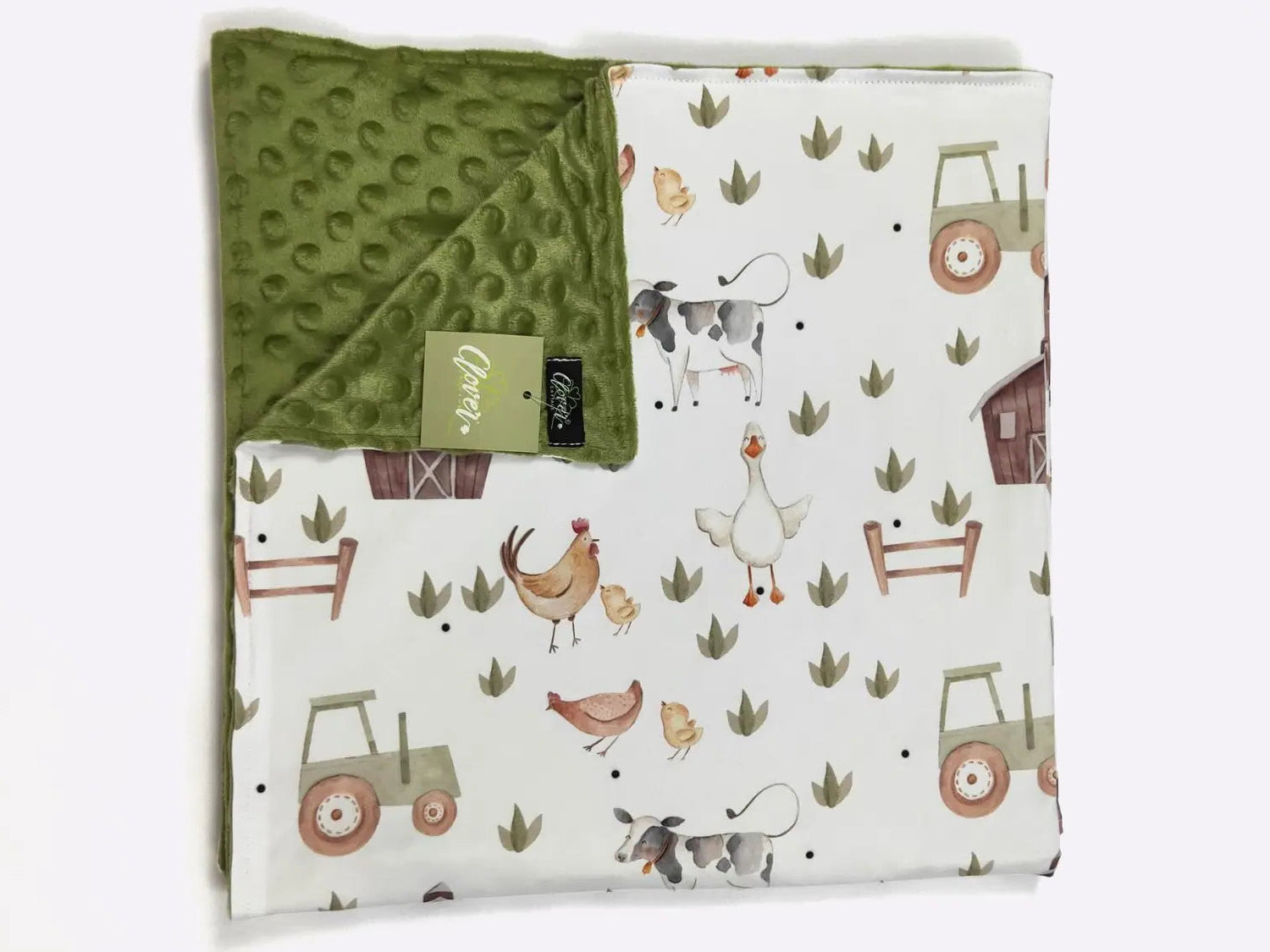 Minky Baby Blanket 29x43 Inches
