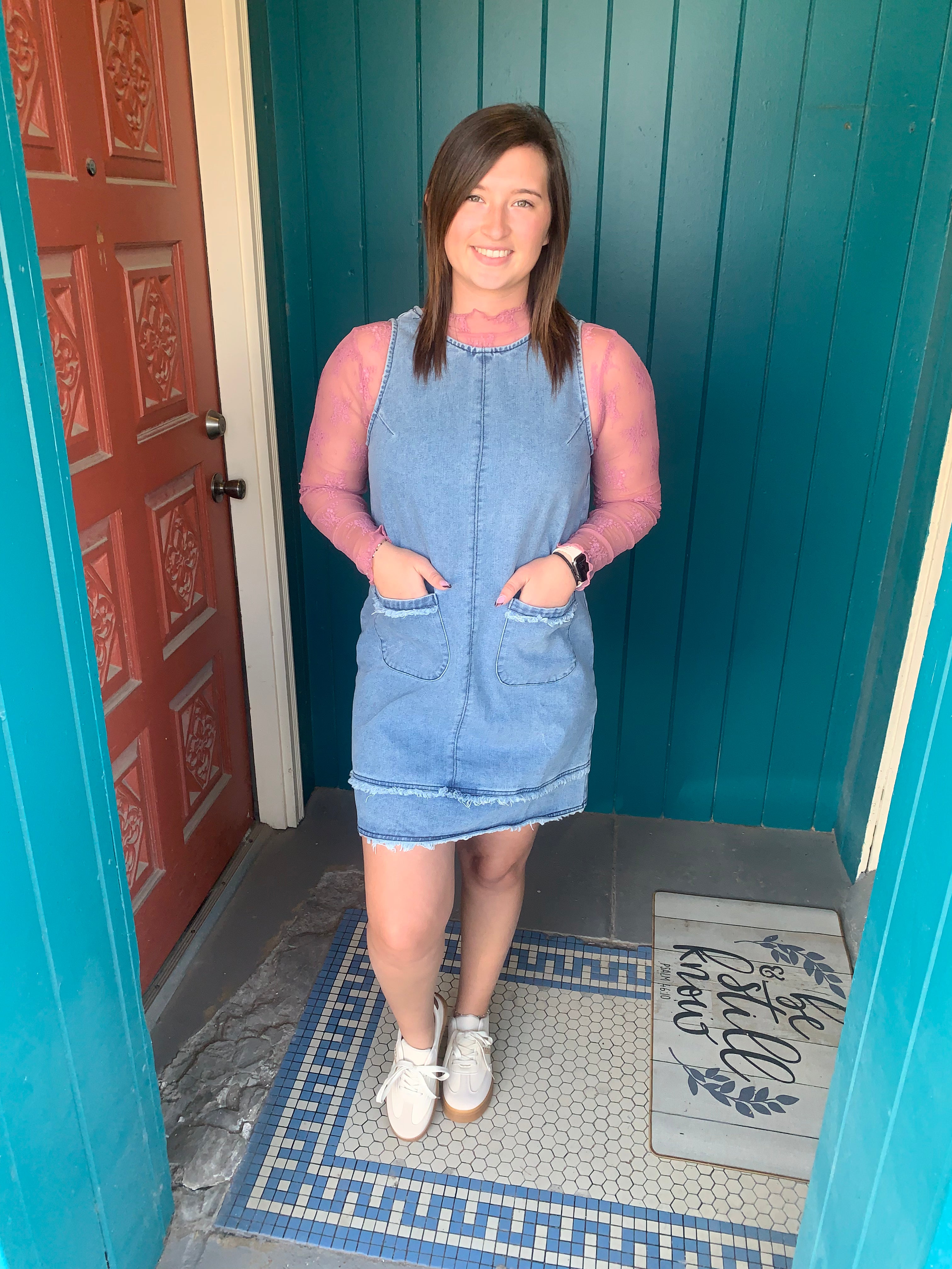 Denim Mini Dress