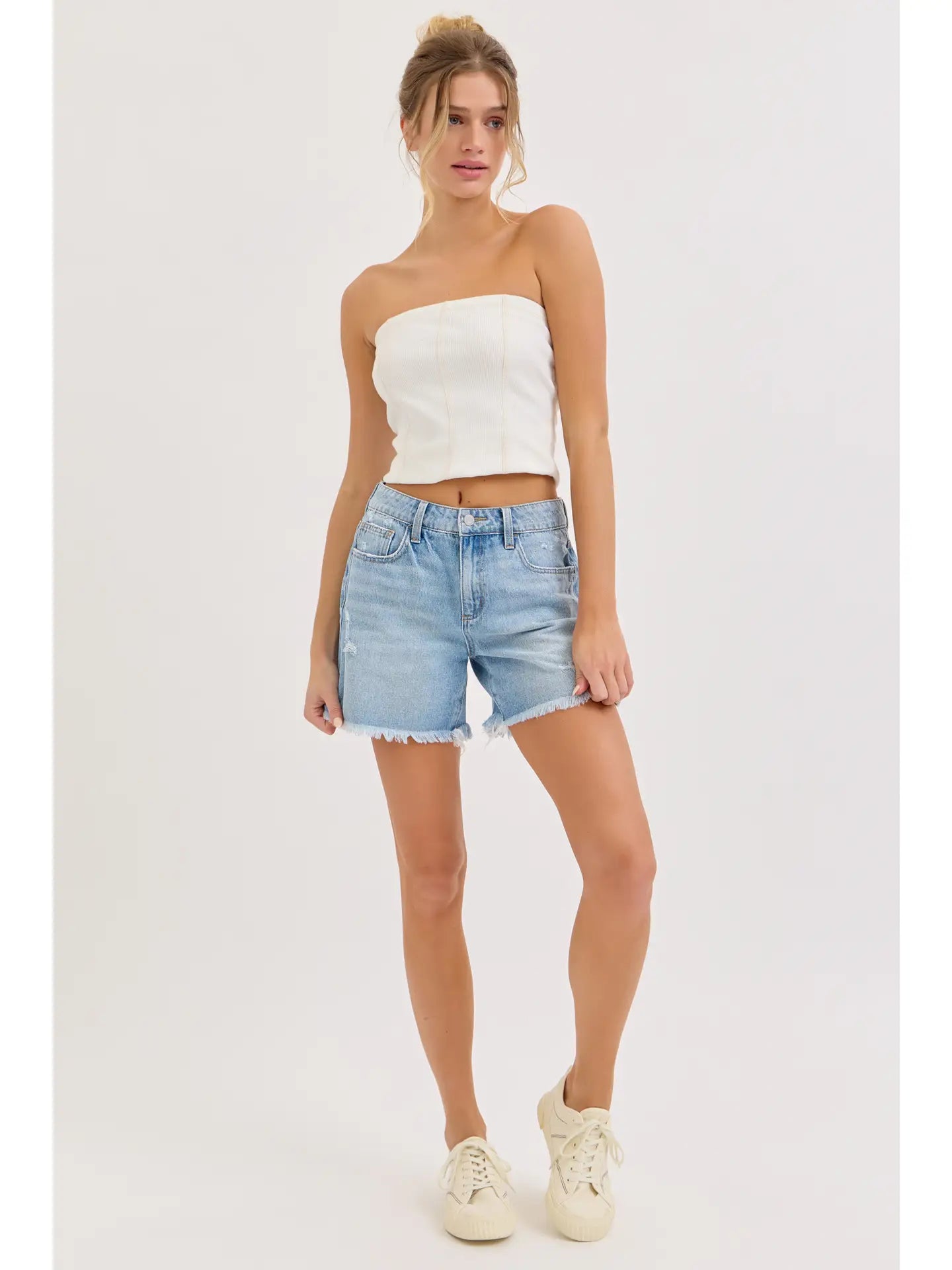 Cello Mid Rise Bf Short
