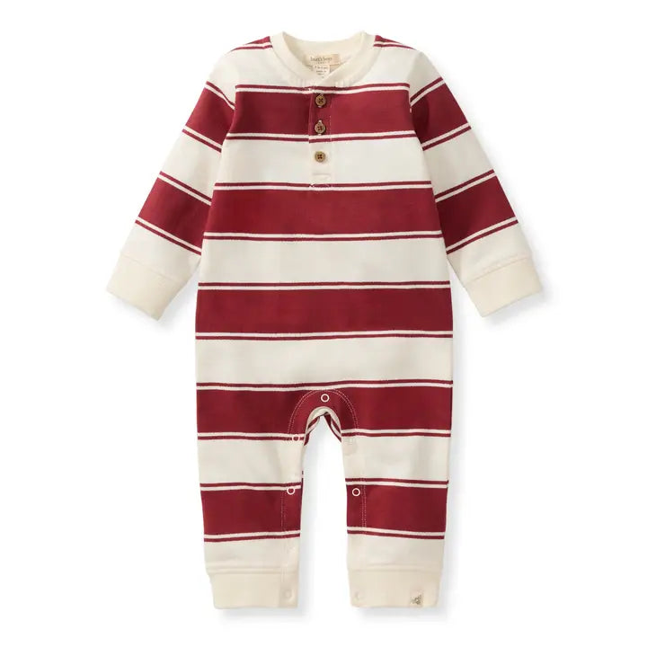 Rugby Peace Stripe Baby Boy Jumpsuit