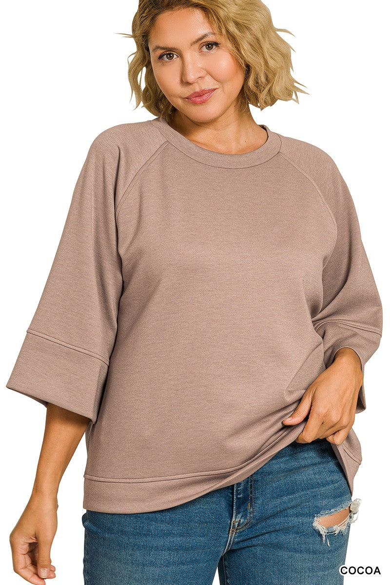 Scuba 3/4 Sleeve Pullover