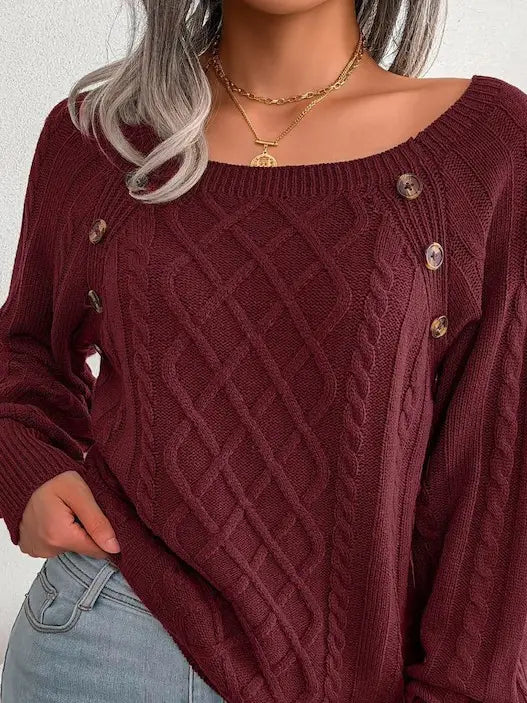 Square Neck Sweater