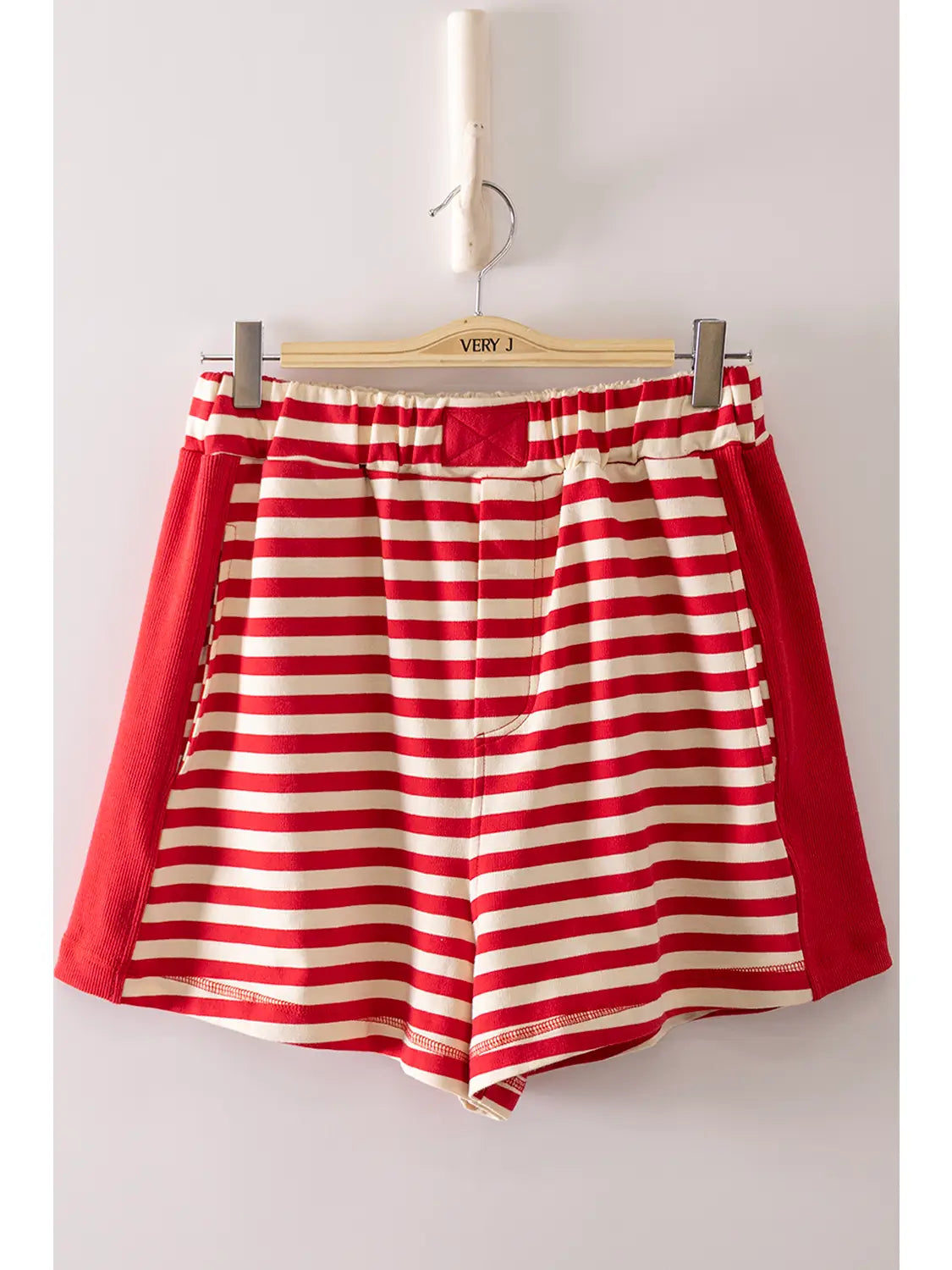 Striped Color Block Lounge Shorts