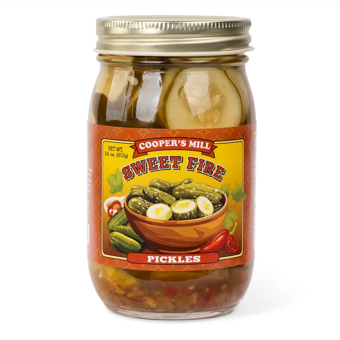 Cooper's Mill Pickles/ Garlic/ Jalapenos