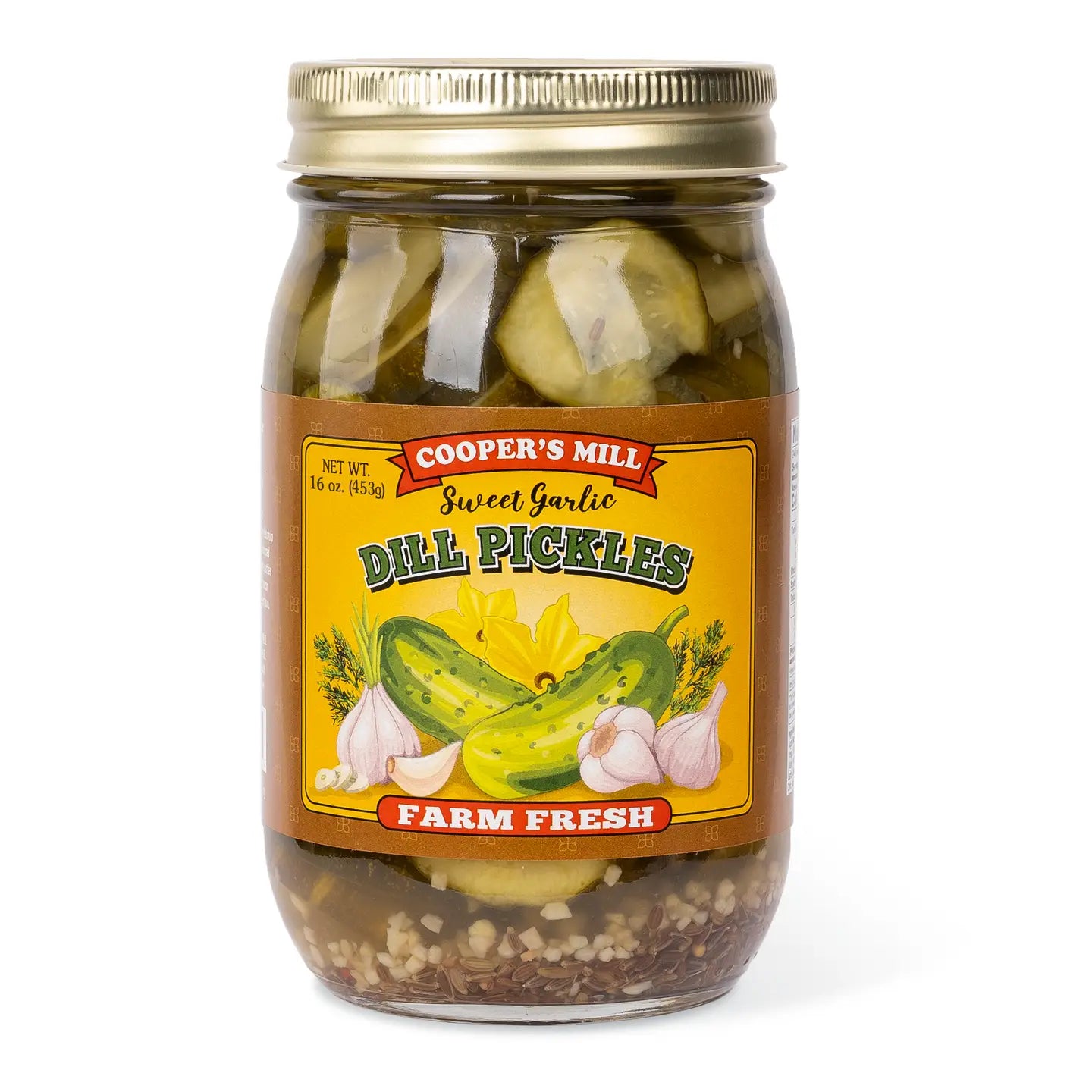 Cooper's Mill Pickles/ Garlic/ Jalapenos