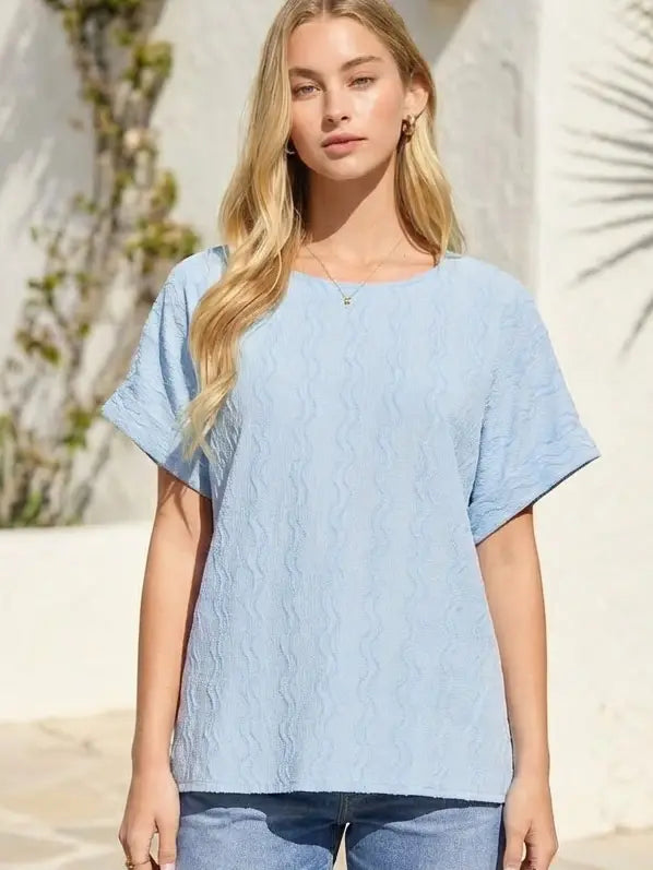 Textured Woven Blouse