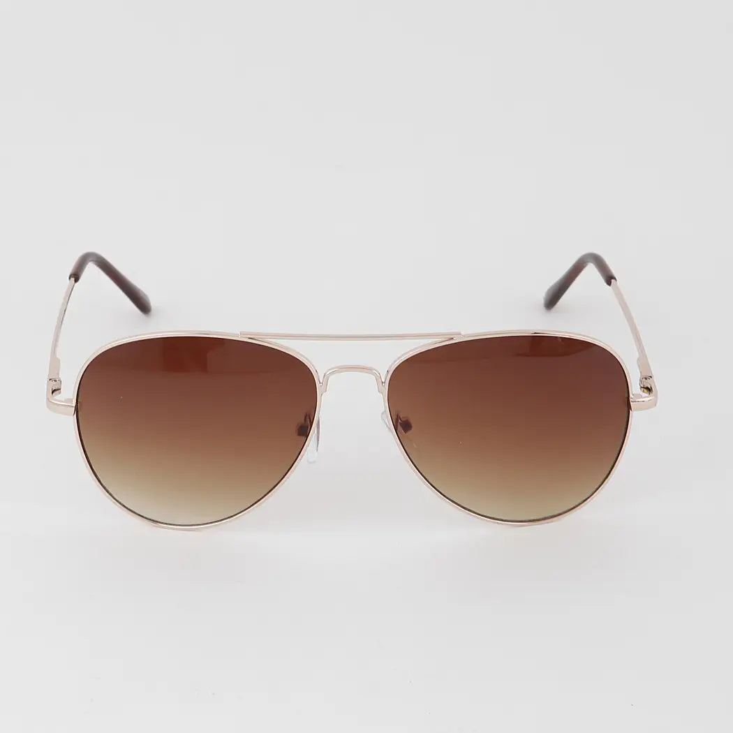 Classic Tinted Aviator Sunglasses