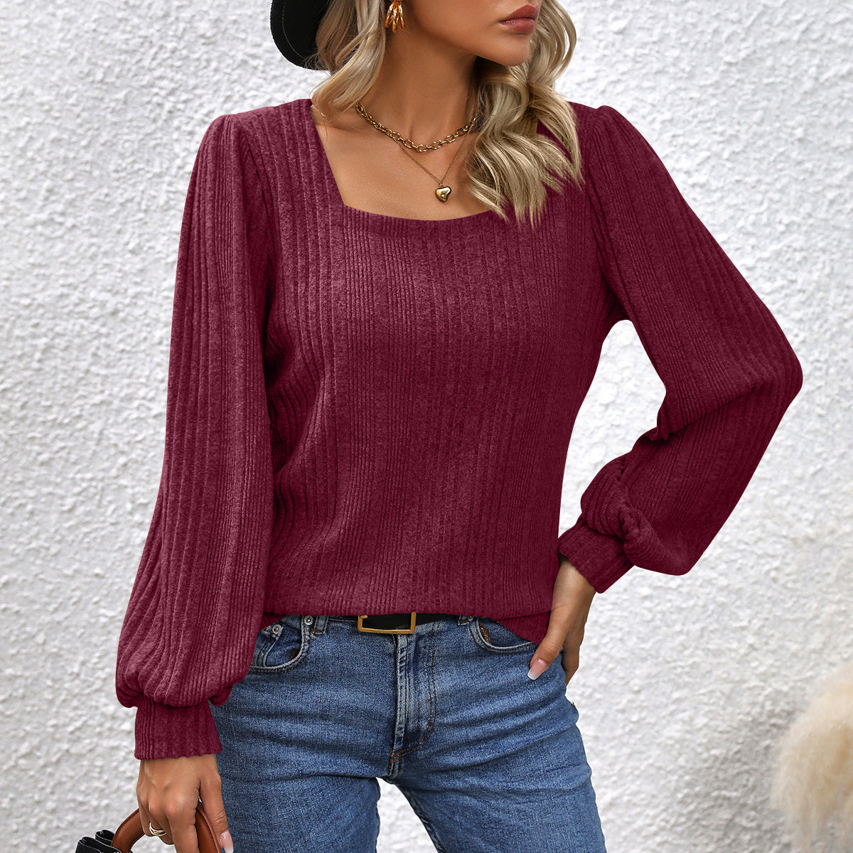 Lantern Sleeve Sweater