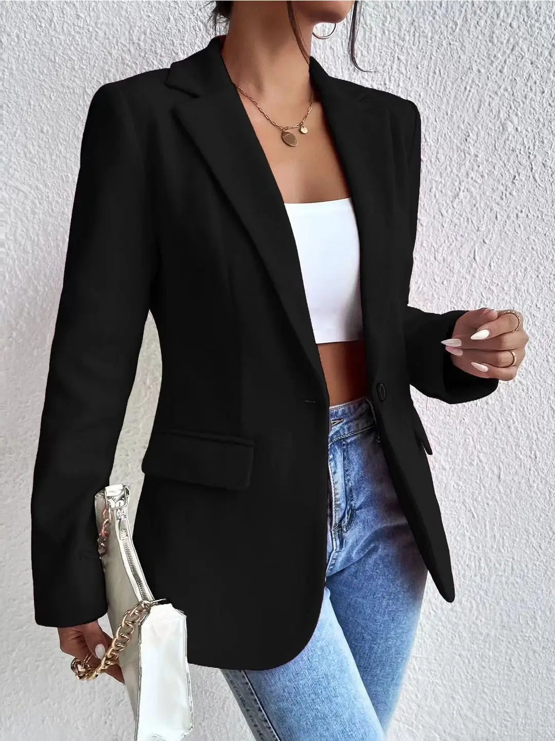 One Button Blazer