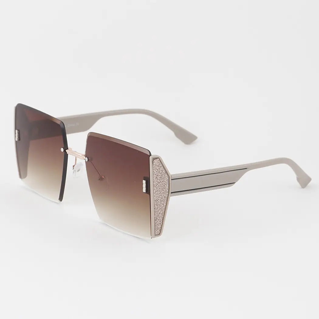 Butterfly Glitter Frame Women's Sunglasses
